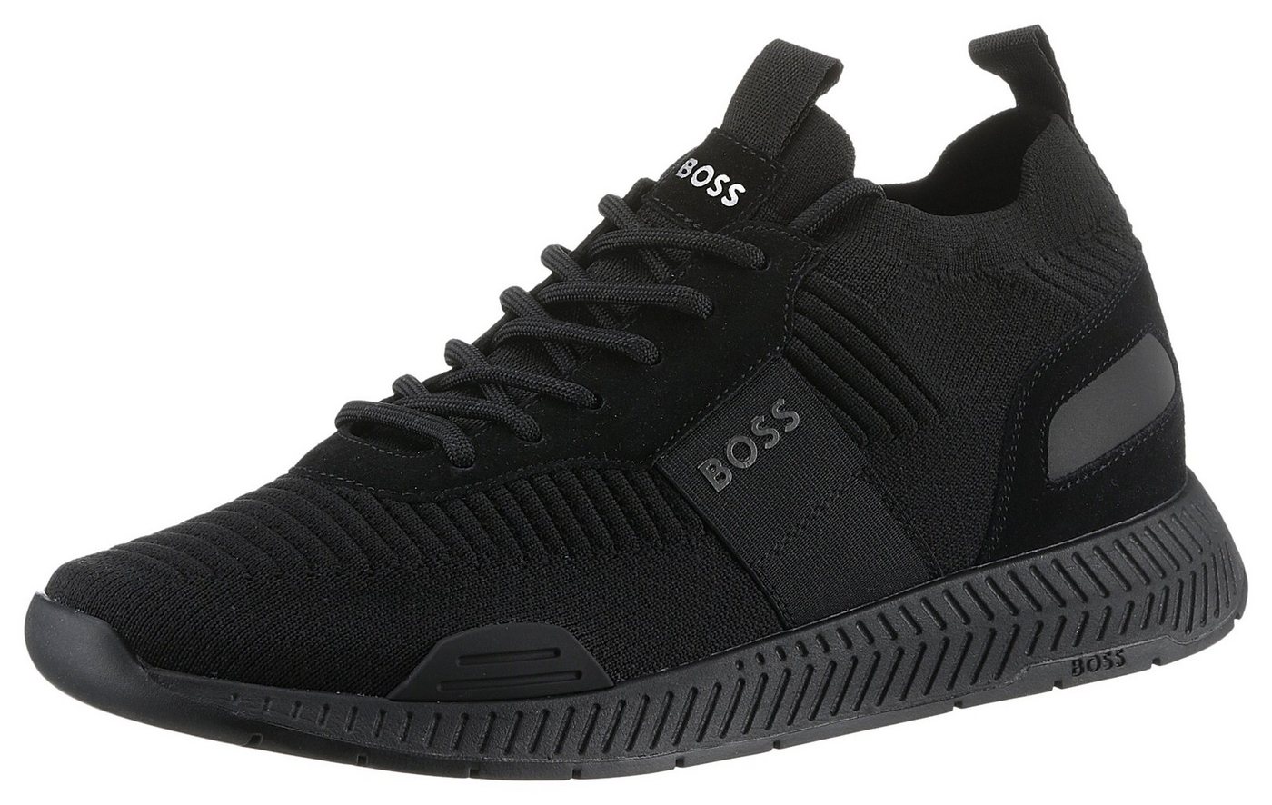 BOSS Titanium_Runn Slip-On Sneaker mit elastischem Einstieg, Freizeitschuh, Halbschuh, Schlupfschuh BOSS Titanium_Runn Slip-On Sneaker mit elastischem Einstieg, Freizeitschuh, Halbschuh, Schlupfschuh von BOSS