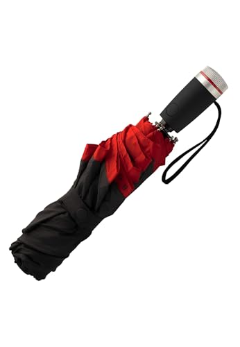 Hugo Boss Gear Regenschirm Taschenschirm aus Polyester in der Farbe Rot, Maße offen: Länge ca. 62 cm, Durchmesser ca. 104 cm, HUF007P Hugo Boss Gear Regenschirm Taschenschirm aus Polyester in der Farbe Rot, Maße offen: Länge ca. 62 cm, Durchmesser ca. 104 cm, HUF007P von BOSS