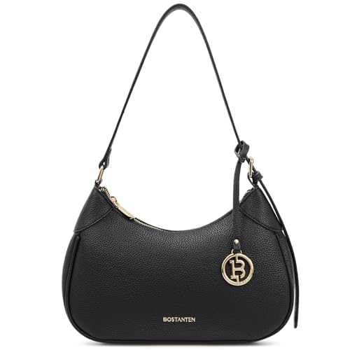 BOSTANTEN Damen Henkeltaschen Klein Handtaschen Schultertasche für Frauen Shopper Tasche Schwarz BOSTANTEN Damen Henkeltaschen Klein Handtaschen Schultertasche für Frauen Shopper Tasche Schwarz von BOSTANTEN
