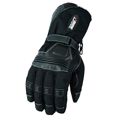 BOSmoto Motorrad Handschuhe Winter Wasserdicht Leder Textil Knöchelschutz (2XL) von BOSmoto