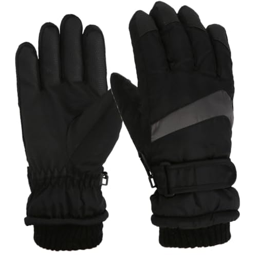 BOTCAM Für und Mädchen Handschuhe und Kinder warme Winter atmungsaktive Sport verstellbare Mädchen Winddichte Wintersportausrüstung Jagdsachen (A, One Size) von BOTCAM