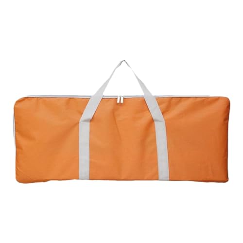 BOTCAM Große Reisetasche, Faltbare, leichte Reisetasche für Übernachtungen beim Camping, Wasseraufbewahrung, Reisetasche für Männer und Frauen Überlebenscamping (Orange, One Size) von BOTCAM