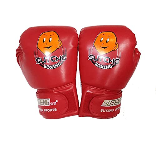 BOTCAM Handschuhe Age Fight Boxen 312 BeutelTraining Boxen Kinder Comics Fitness & Yoga-Ausrüstung Zugbänder (Red, One Size) von BOTCAM