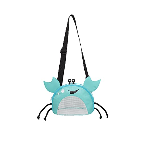 BOTCAM Kinder süßes Strandtasche Baby Messenger Strandtasche Verstellbarer Riemen Vakuumpumpe Für Aufbewahrungsbeutel (Blue, One Size) von BOTCAM