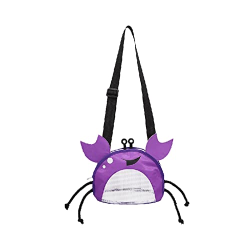 BOTCAM Kinder süßes Strandtasche Baby Messenger Strandtasche Verstellbarer Riemen Vakuumpumpe Für Aufbewahrungsbeutel (Purple, One Size) von BOTCAM