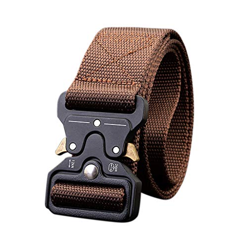 BOTCAM Men 's Outdoor-Sports Nylon-Bund-Leinwand blendenden Belt Outdoor-Ausrüstung Für Damen (Coffee, One Size) von BOTCAM