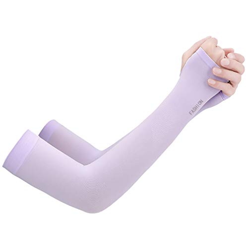 BOTCAM Sport Arm -Slip Basketball Sun 2PCS Black Wrist Wrist Sicherheitssport (Purple, One Size) von BOTCAM