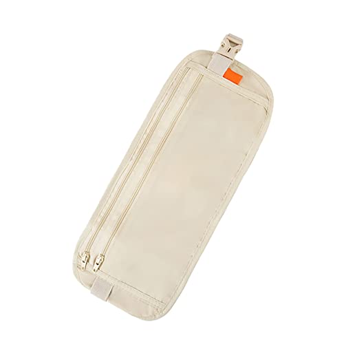 BOTCAM Ultraleichte Hüfttasche mit Gürtel zum Tragen von Telefonpassschlüsseln, Ausweis und Reisebrieftasche, Reisepasshalter, Laufgürteltasche, verstellbar Patchwork Turnbeutel (C, A) von BOTCAM