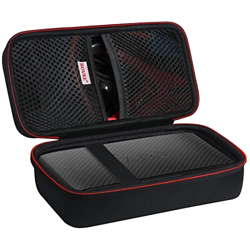 BOVKE Travel Case Ersatz für Halo Bolt Air 58830mWh tragbare Notfall Power Kit Auto Jumper Starter mit Reifenpumpe, Auto Ladegerät Telefon Laptop Batteriehalter, Mesh Tasche fit Jumper Kabel, schwarz BOVKE Travel Case Ersatz für Halo Bolt Air 58830mWh tragbare Notfall Power Kit Auto Jumper Starter mit Reifenpumpe, Auto Ladegerät Telefon Laptop Batteriehalter, Mesh Tasche fit Jumper Kabel, schwarz von BOVKE