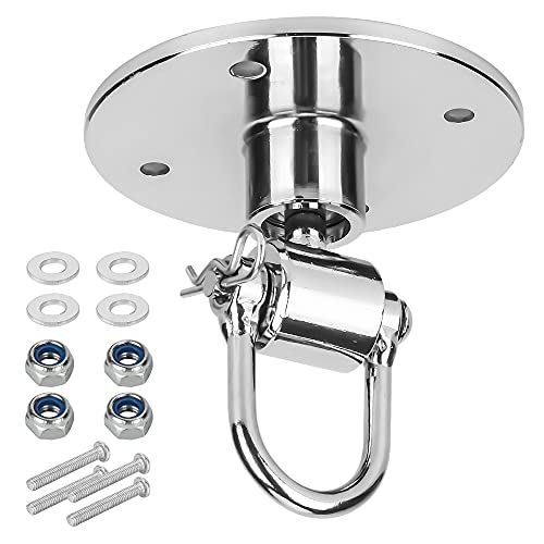 BOXERPOINT Edelstahl Speedbag-Drehgelenk – Boxwirbel mit 360°-Kugellager – Komplettes Speedbag-Halterungs-Kit – Einfache Einrichtung am hängenden Boxsack-Plattformständer BOXERPOINT Edelstahl Speedbag-Drehgelenk – Boxwirbel mit 360°-Kugellager – Komplettes Speedbag-Halterungs-Kit – Einfache Einrichtung am hängenden Boxsack-Plattformständer von BOXERPOINT