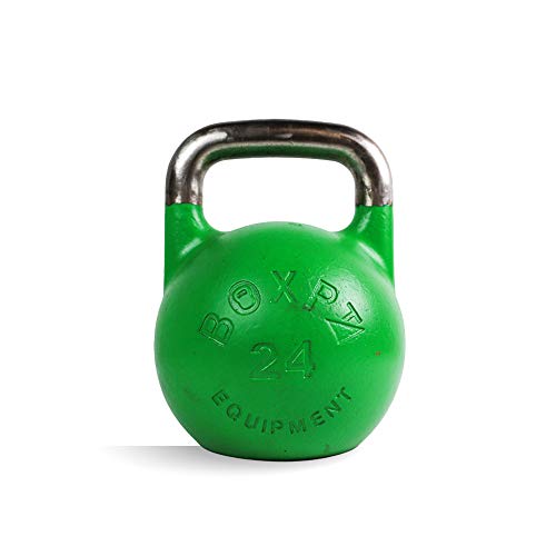 BOXPT Kettlebell aus verchromtem Eisen, Grün (24 kg) von BOXPT equipment