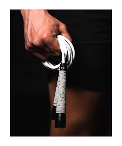BOXROPE, Ein Springseil für Boxen, verwicklungsfrei, 15% schwerer als ein normales PVC-Seil, Boxer-Springseil, verstellbar, inklusive Griffbänder für mehr Halt, Springseil für Boxer, Premium-Qualität BOXROPE, Ein Springseil für Boxen, verwicklungsfrei, 15% schwerer als ein normales PVC-Seil, Boxer-Springseil, verstellbar, inklusive Griffbänder für mehr Halt, Springseil für Boxer, Premium-Qualität von BOXROPE
