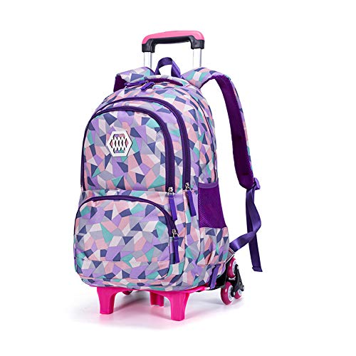 BOZONLI Trolley Schulranzen Rucksack Schulrucksack Trolley Schultrolley 6 Räder Schulranzen Mädchen Groß Trolley Schultasche Wasserdichter Rucksack mit Rollen für Mädchens Teenager BOZONLI Trolley Schulranzen Rucksack Schulrucksack Trolley Schultrolley 6 Räder Schulranzen Mädchen Groß Trolley Schultasche Wasserdichter Rucksack mit Rollen für Mädchens Teenager von BOZONLI