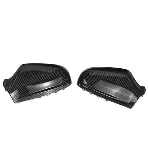 BQWOZTHS Carbon Fiber Look Auto Rückansicht Seitentür Außenspiegel Abdeckung, Für Vauxhall Opel Astra H MK5 2004-2013 von BQWOZTHS