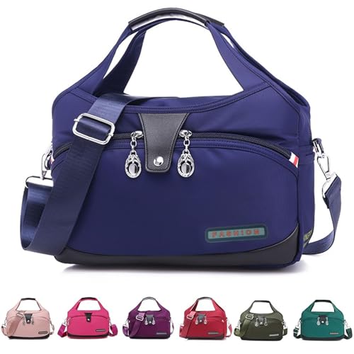 BQWXIEC Modische Anti-Diebstahl-Handtasche, modisch, wasserdicht, Anti-Diebstahl, Handtasche, Crossbody für Damen, Schultertasche (Einheitsgröße, E) von BQWXIEC