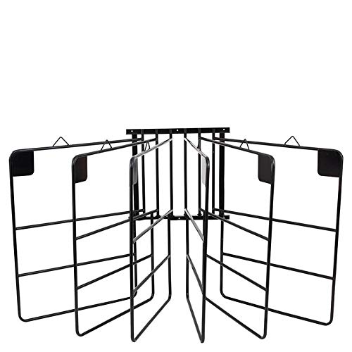 BR Deckenhalter für 6 Decken schwarz Metall drehbare Bügel Wandhalter BR Deckenhalter für 6 Decken schwarz Metall drehbare Bügel Wandhalter von BR