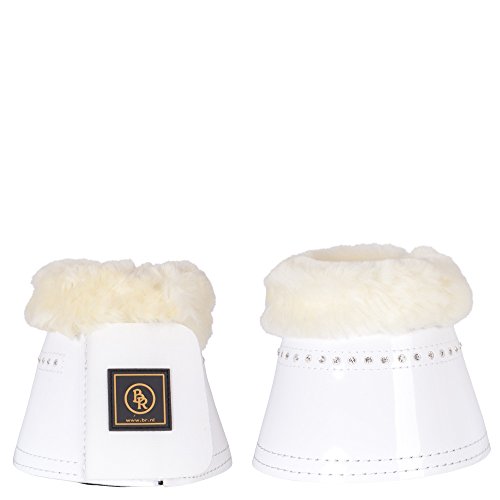 BR Springglocken Glamour Lacquer Sheepskin, Farbe:Weiss;Groesse:XL von BR