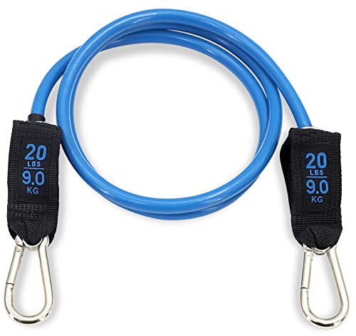Blaues Ersatz-Elastikband für den Fitness- und Krafttrainingsstrecker Ziehen - Widerstand 9,0kg von BRANK SPORTS