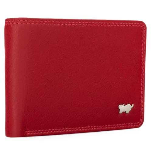BRAUN BÜFFEL - Geldbörse Herren aus echtem Rindleder Golf 2.0 - Geldbeutel Portemonnaie schmales Design für Männer mit 4 Kartenfächern - Klassisches Portmonee mit Münzfach & Netzfach - Edles Rot BRAUN BÜFFEL - Geldbörse Herren aus echtem Rindleder Golf 2.0 - Geldbeutel Portemonnaie schmales Design für Männer mit 4 Kartenfächern - Klassisches Portmonee mit Münzfach & Netzfach - Edles Rot von BRAUN BÜFFEL