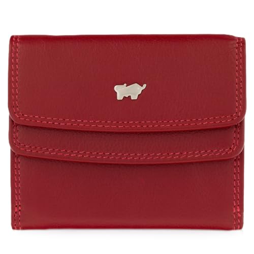 BRAUN BÜFFEL Damen Geldbörse aus echtem Leder Golf 2.0 - mit Druckknopf - Portemonnaie für Frauen - 4 Kartenfächer - Rot BRAUN BÜFFEL Damen Geldbörse aus echtem Leder Golf 2.0 - mit Druckknopf - Portemonnaie für Frauen - 4 Kartenfächer - Rot von BRAUN BÜFFEL