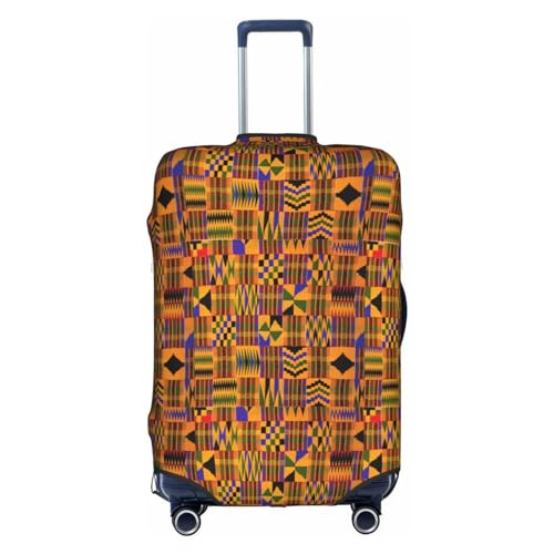 BREAUX Gepäckschutzhülle mit afrikanischem Tribal-Motiv, ethnische Textur, Einheitsgröße, XL, geeignet für Gepäck von 73,3 - 81,3 cm, afrikanische Stammes-, Ethno-Textur, XL, Afrikanische von BREAUX