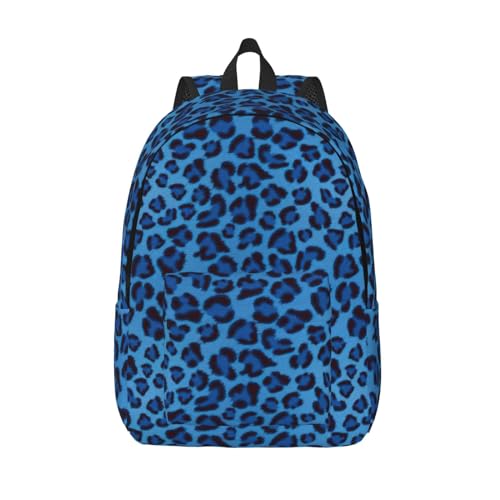Leopard Skin Animal Canvas Casual Lightweight Duffel Bag Fashion Duffel Bag Casual Daypack Unisex Travel Backpack Leopard Skin Animal S, Leopard Skin Animal, S von BREAUX