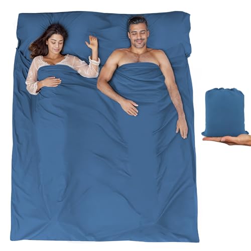 BREENHILL Doppelschlafsack-Innenfutter, Camping-Bettlaken & Reisedecke, Hostels & Reisen, Erwachsenen-Schlafsack für Rucksackreisen, Hotels, leichte Camping-Schlafsack-Einlagen BREENHILL Doppelschlafsack-Innenfutter, Camping-Bettlaken & Reisedecke, Hostels & Reisen, Erwachsenen-Schlafsack für Rucksackreisen, Hotels, leichte Camping-Schlafsack-Einlagen von BREENHILL