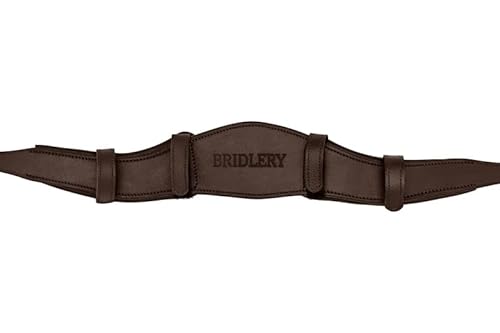 BRIDLERY Genickstück Elegance Modell Elegance, Nackenfreiheit mit Nackenfreiheit, Farbe Braun, Größe Warmblut BRIDLERY Genickstück Elegance Modell Elegance, Nackenfreiheit mit Nackenfreiheit, Farbe Braun, Größe Warmblut von BRIDLERY