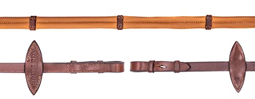 BRIDLERY Zügel Ultra-Soft Beschläge Silber, Nähte Standard, Farbe Cognac, Größe Warmblut/Vollblut BRIDLERY Zügel Ultra-Soft Beschläge Silber, Nähte Standard, Farbe Cognac, Größe Warmblut/Vollblut von BRIDLERY