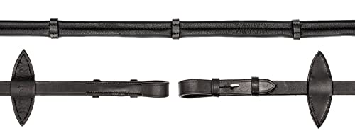 BRIDLERY Zügel Ultra-Soft Beschläge Silber, Nähte Standard, Farbe Schwarz, Größe Warmblut/Vollblut BRIDLERY Zügel Ultra-Soft Beschläge Silber, Nähte Standard, Farbe Schwarz, Größe Warmblut/Vollblut von BRIDLERY