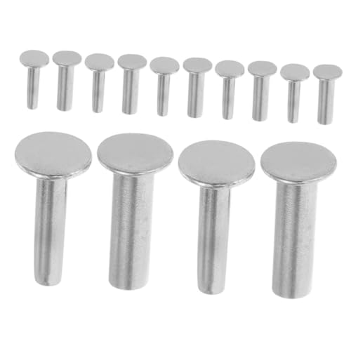 BRIGHTFUFU 14 Paare Niet Küchenmesser Zubehör Messergriff Reparatur Griffbefestigung Outdoor Messer Hebehaube Nagel Shanks Flachkopfschrauben DIY Küchenmessergriffschraube Kupfer Silver BRIGHTFUFU 14 Paare Niet Küchenmesser Zubehör Messergriff Reparatur Griffbefestigung Outdoor Messer Hebehaube Nagel Shanks Flachkopfschrauben DIY Küchenmessergriffschraube Kupfer Silver von BRIGHTFUFU