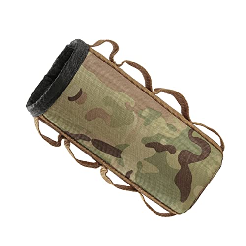 BRIGHTFUFU Gasflaschen Aufbewahrungstasche Schützende Hülle Für Gaszylinder Isolierte Tasche Für Camping Und Outdoor Camouflage Design Für Lange Gasflaschen von BRIGHTFUFU