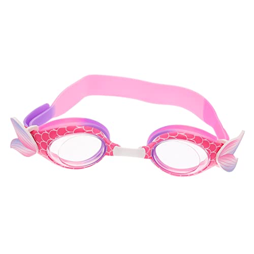 BRIGHTFUFU Meerjungfrauen Schwimmbrille Kinder Anti Beschlag UV Schutz Wasserdicht Verstellbares Silikonband Klare Sicht Schwimmbrille Für Jungen Und ädchen von BRIGHTFUFU