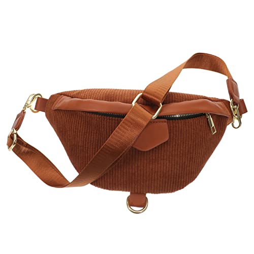 BRIGHTFUFU Schultertasche Für Damen Robuste Crossbody Tasche Vielseitige Bauchtasche Für Outdoor Aktivitäten Tragbare Umhängetasche Mit Mehreren Fächern Und Verstellbarem von BRIGHTFUFU