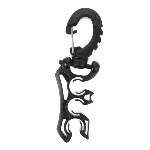 BRIGHTFUFU Tauchclip Austauschbarer Schnorchelrohrhalter Tauchzubehör Schnorchelhalter-tauchschloss Tauchausrüstung Schnorchelzubehör Schnorchelclip Ersetzen Schnorchel-Clip Black Pp von BRIGHTFUFU