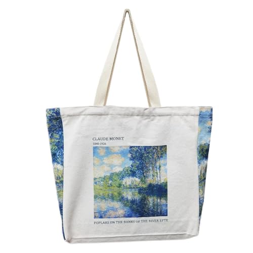 BROADREAM Jutebeutel Bedruckt Vintage, Jute Beutel, Einkaufstasche Bag, Canvas Tote Bag Aesthetic Vintage Taschen Groß Umhängetasche Stofftaschen für Damen Uni Arbeit BROADREAM Jutebeutel Bedruckt Vintage, Jute Beutel, Einkaufstasche Bag, Canvas Tote Bag Aesthetic Vintage Taschen Groß Umhängetasche Stofftaschen für Damen Uni Arbeit von BROADREAM