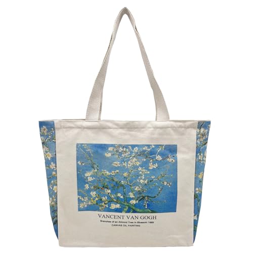 BROADREAM Jutebeutel Bedruckt Vintage, Jute Beutel, Einkaufstasche Bag, Canvas Tote Bag Aesthetic Vintage Taschen Groß Umhängetasche Stofftaschen für Damen Uni Arbeit BROADREAM Jutebeutel Bedruckt Vintage, Jute Beutel, Einkaufstasche Bag, Canvas Tote Bag Aesthetic Vintage Taschen Groß Umhängetasche Stofftaschen für Damen Uni Arbeit von BROADREAM