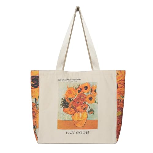 BROADREAM Jutebeutel Bedruckt Vintage, Jute Beutel, Einkaufstasche Bag, Canvas Tote Bag Aesthetic Vintage Taschen Groß Umhängetasche Stofftaschen für Damen Uni Arbeit BROADREAM Jutebeutel Bedruckt Vintage, Jute Beutel, Einkaufstasche Bag, Canvas Tote Bag Aesthetic Vintage Taschen Groß Umhängetasche Stofftaschen für Damen Uni Arbeit von BROADREAM