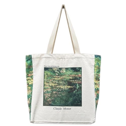 BROADREAM Jutebeutel Bedruckt Vintage, Jute Beutel, Einkaufstasche Bag, Canvas Tote Bag Aesthetic Vintage Taschen Groß Umhängetasche Stofftaschen für Damen Uni Arbeit BROADREAM Jutebeutel Bedruckt Vintage, Jute Beutel, Einkaufstasche Bag, Canvas Tote Bag Aesthetic Vintage Taschen Groß Umhängetasche Stofftaschen für Damen Uni Arbeit von BROADREAM