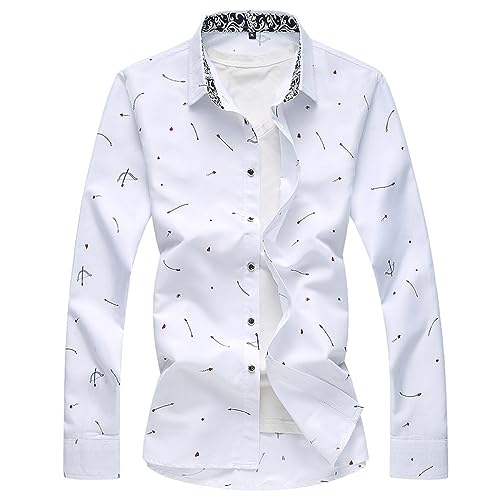 Trachtenhemd Herren,Herren Hemd Mit Pfeil Und Bogen Aufdruck Langärmelig Slim Fit Hemden Lässige Button Down Hemden Stilvolle Hemden Business Hemden Party Hawaii Hemden Hemden Urlaubs Strand Hemden Trachtenhemd Herren,Herren Hemd Mit Pfeil Und Bogen Aufdruck Langärmelig Slim Fit Hemden Lässige Button Down Hemden Stilvolle Hemden Business Hemden Party Hawaii Hemden Hemden Urlaubs Strand Hemden von BROLEO