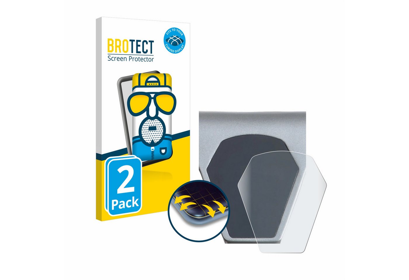 BROTECT Displayschutzfolie Fullscreen Schutzfolie für Epowerfun ePF-PULSE 960, 2 Stück, Displayschutz Folie Fullcover Matt Entspiegelungsfolie BROTECT Displayschutzfolie Fullscreen Schutzfolie für Epowerfun ePF-PULSE 960, 2 Stück, Displayschutz Folie Fullcover Matt Entspiegelungsfolie von BROTECT