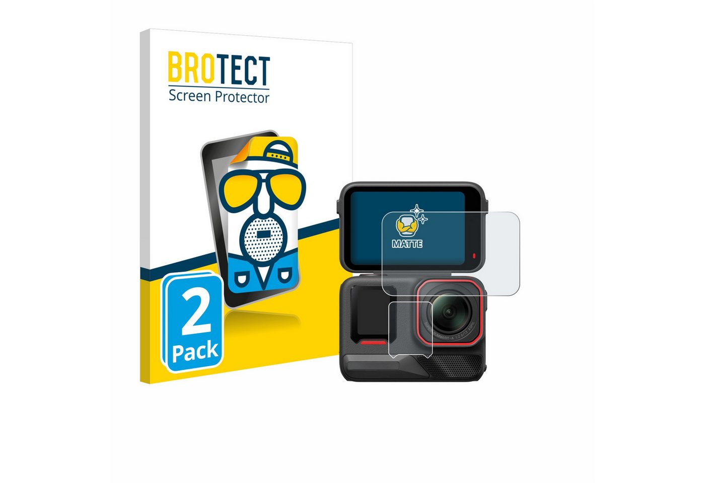 BROTECT Displayschutzfolie Schutzfolie für Insta360 Ace Pro 2, 2 Stück, Displayschutz Schutz Folie Matt Entspiegelungsfolie BROTECT Displayschutzfolie Schutzfolie für Insta360 Ace Pro 2, 2 Stück, Displayschutz Schutz Folie Matt Entspiegelungsfolie von BROTECT