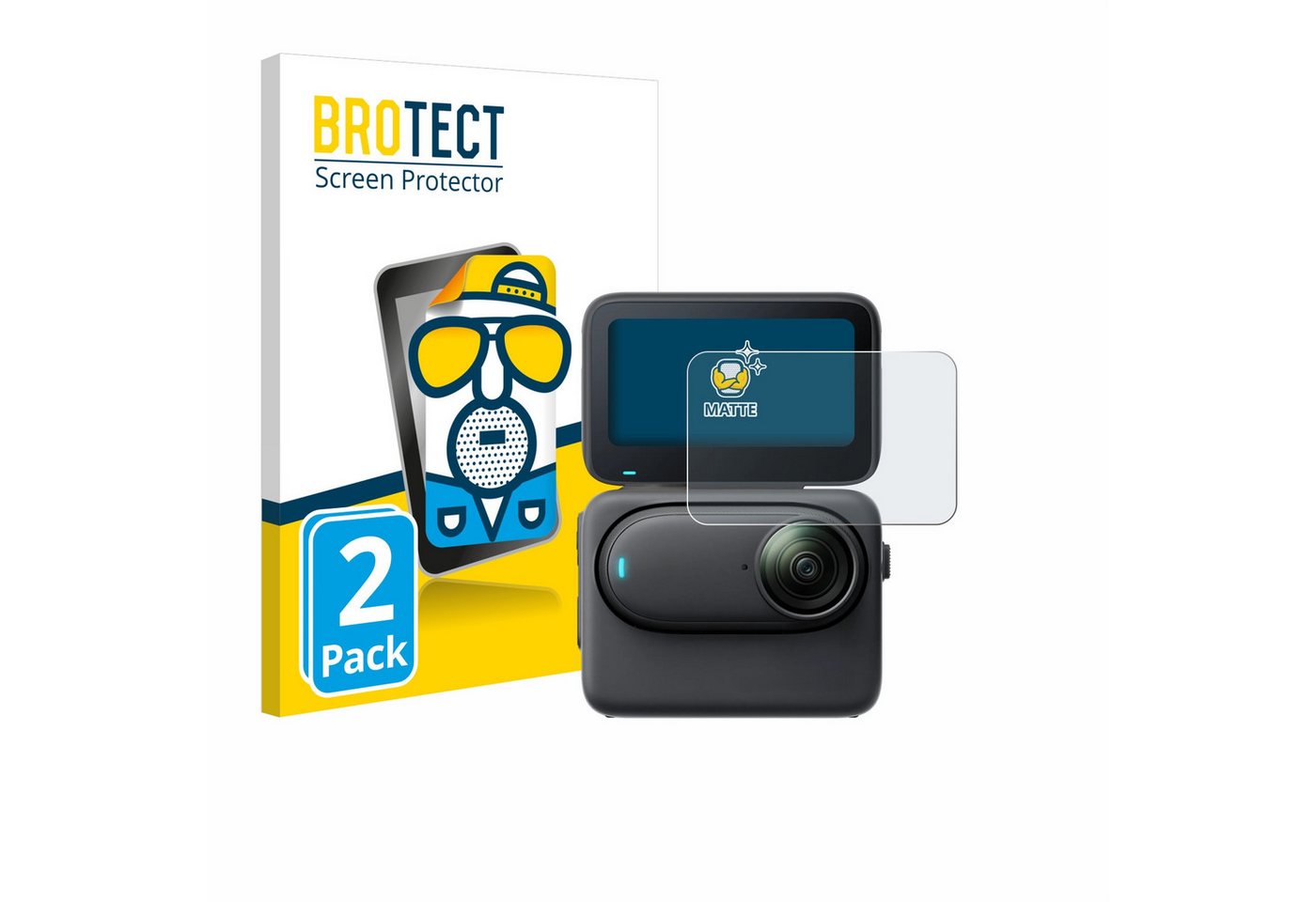 BROTECT Displayschutzfolie Schutzfolie für Insta360 Go 3S, 2 Stück, Displayschutz Schutz Folie Matt Entspiegelungsfolie BROTECT Displayschutzfolie Schutzfolie für Insta360 Go 3S, 2 Stück, Displayschutz Schutz Folie Matt Entspiegelungsfolie von BROTECT