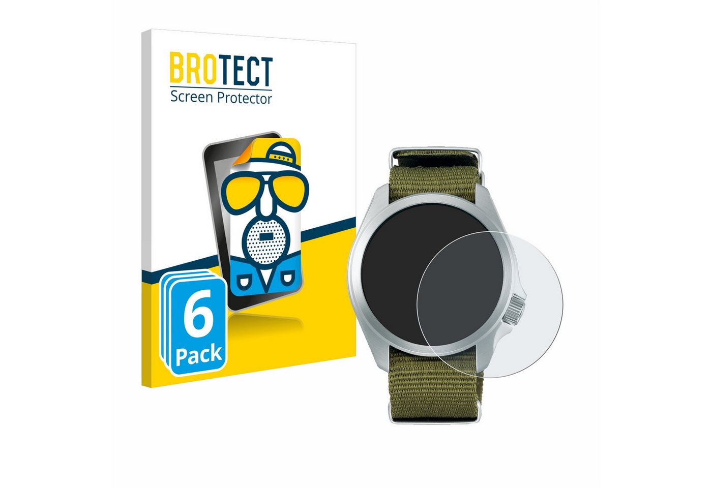 BROTECT Displayschutzfolie Schutzfolie für Seiko 5 Sports SBSA055, 6 Stück, Displayschutz Schutz Folie Matt Entspiegelungsfolie BROTECT Displayschutzfolie Schutzfolie für Seiko 5 Sports SBSA055, 6 Stück, Displayschutz Schutz Folie Matt Entspiegelungsfolie von BROTECT