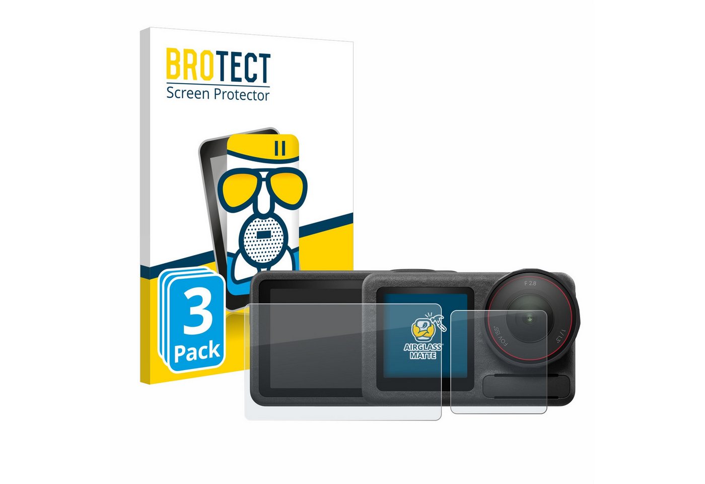 BROTECT Displayschutzglas Schutzglas für DJI Osmo Action 5 Pro, 3 Stück, Schutzfolie Display Schutz Glas Folie matt BROTECT Displayschutzglas Schutzglas für DJI Osmo Action 5 Pro, 3 Stück, Schutzfolie Display Schutz Glas Folie matt von BROTECT