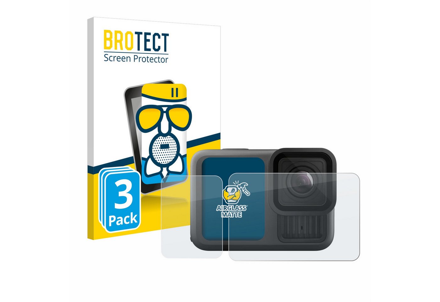 BROTECT Displayschutzglas Schutzglas für GoPro Hero 13 Black, 3 Stück, Schutzfolie Display Schutz Glas Folie matt BROTECT Displayschutzglas Schutzglas für GoPro Hero 13 Black, 3 Stück, Schutzfolie Display Schutz Glas Folie matt von BROTECT