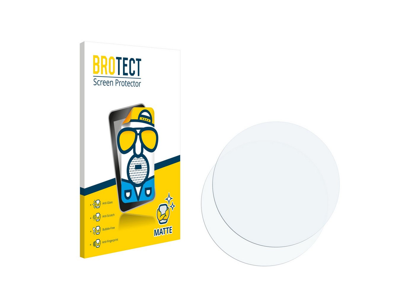BROTECT Schutzfolie für Suunto Ambit3 Sport White, Displayschutzfolie, 2 Stück, Folie matt entspiegelt von BROTECT