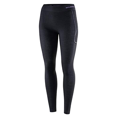 BRUBECK Merino Damen Funktionsunterhose lang | atmungsaktive Funktionswäsche Mädchen | Funktionsleggings I Ski-Unterwäsche | Lange Unterhose | 41% Merinowolle | Gr. S; Black I LE11700 BRUBECK Merino Damen Funktionsunterhose lang | atmungsaktive Funktionswäsche Mädchen | Funktionsleggings I Ski-Unterwäsche | Lange Unterhose | 41% Merinowolle | Gr. S; Black I LE11700 von BRUBECK