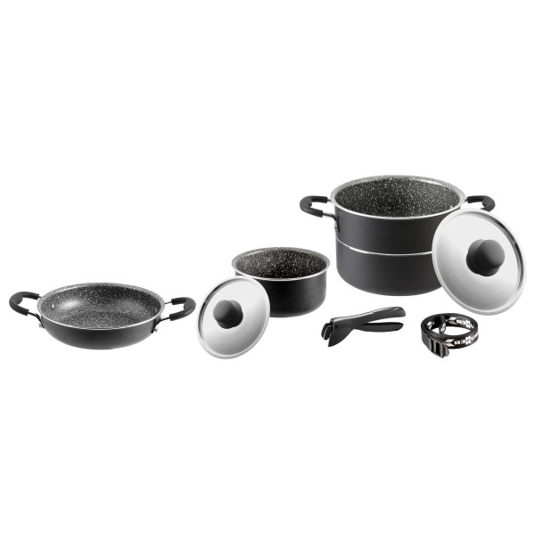 Brunner - Pirate 6+1 - Topf-Set Gr Ø 18 cm grau Brunner - Pirate 6+1 - Topf-Set Gr Ø 18 cm grau von BRUNNER