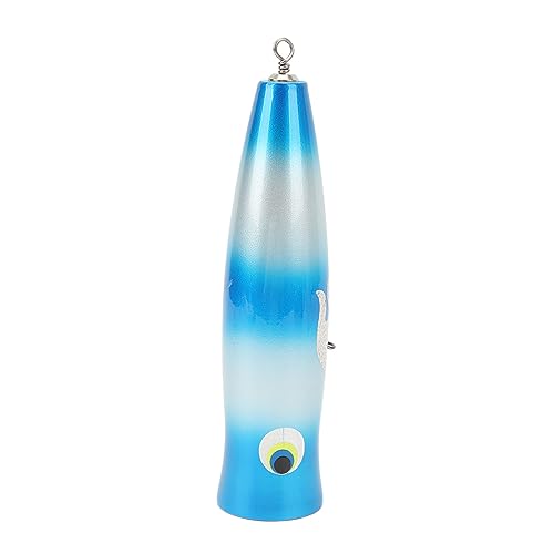 Popper Angelköder 20cm 185g Topwater Angelköder GT Popper Köder Schwimmende Angelköder für Süß- und Salzwasser (Blau) von BSTCAR